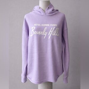 Home & Femme purple hoodie